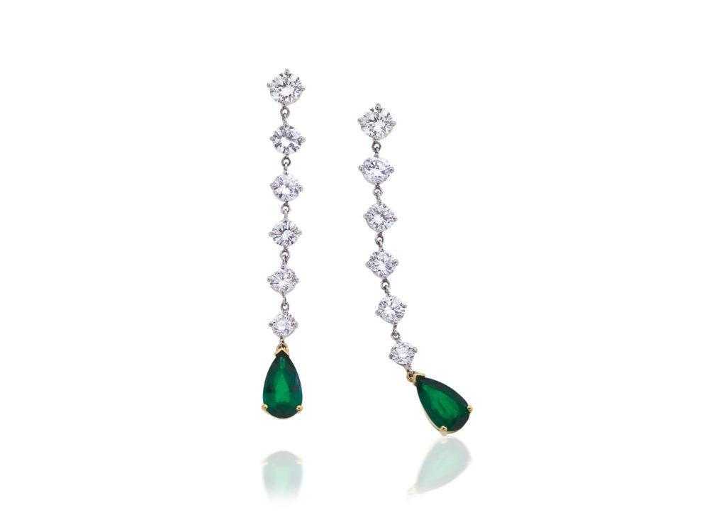 emerald-diamond-earrings-high-end-jewelry-luxury-jewelry-hammerman-jewels