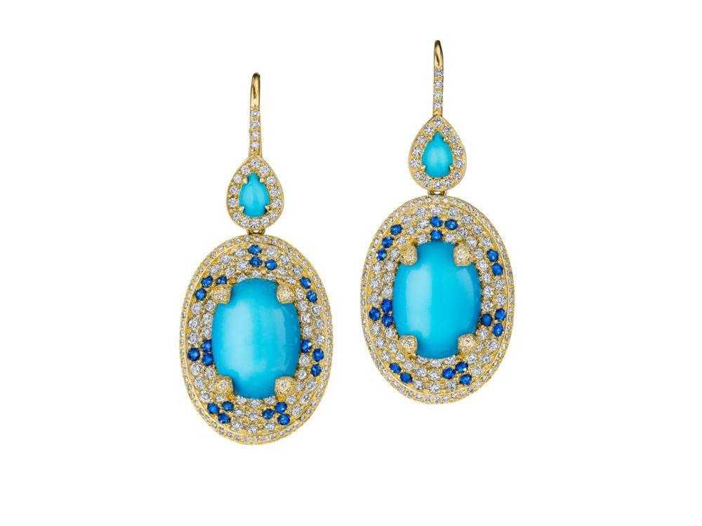 turquoise-earrings-high-end-jewelry-luxury-jewelry-hammerman-jewels