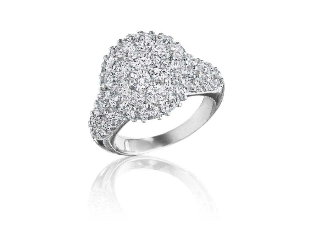 Les Boules Collection Diamond Dome Ring - Hammerman Jewels